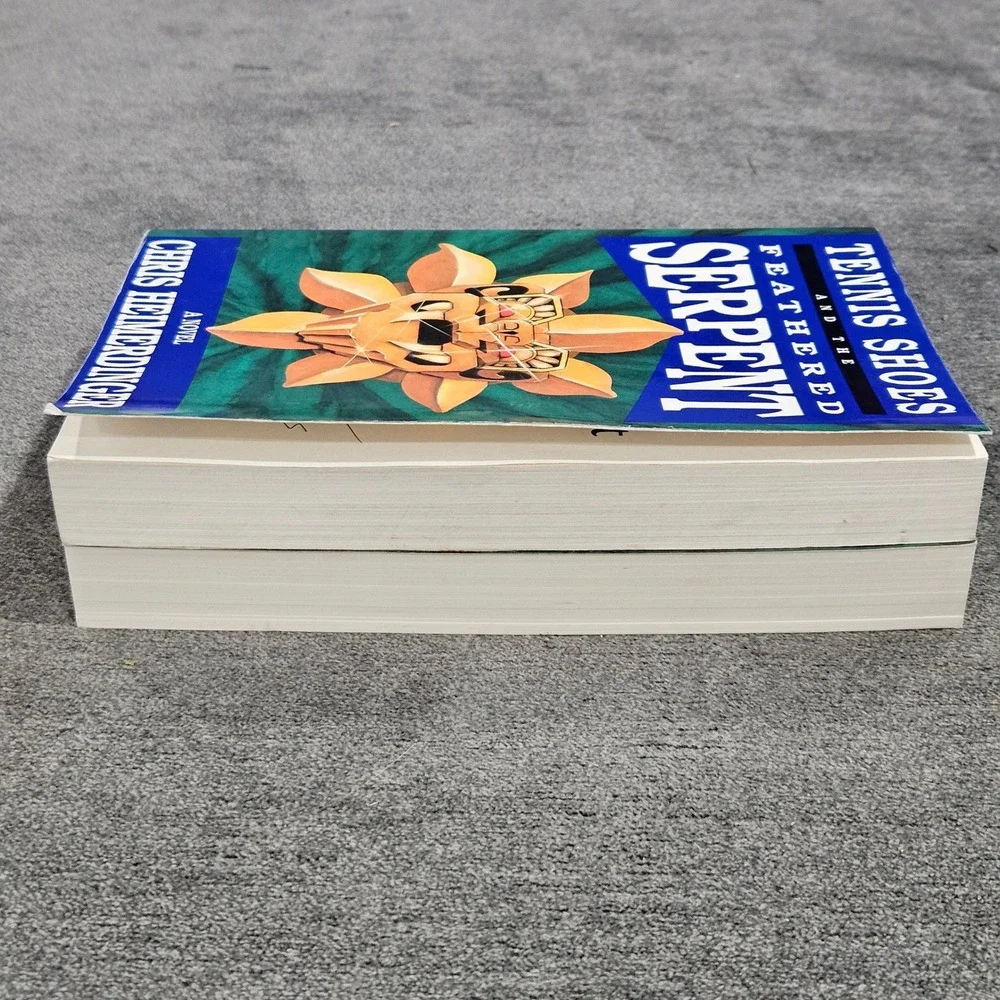 SIGNED Tennis Shoes‎ and the Feathered Serpent Books 1 & 2 Chris Heimerdinger